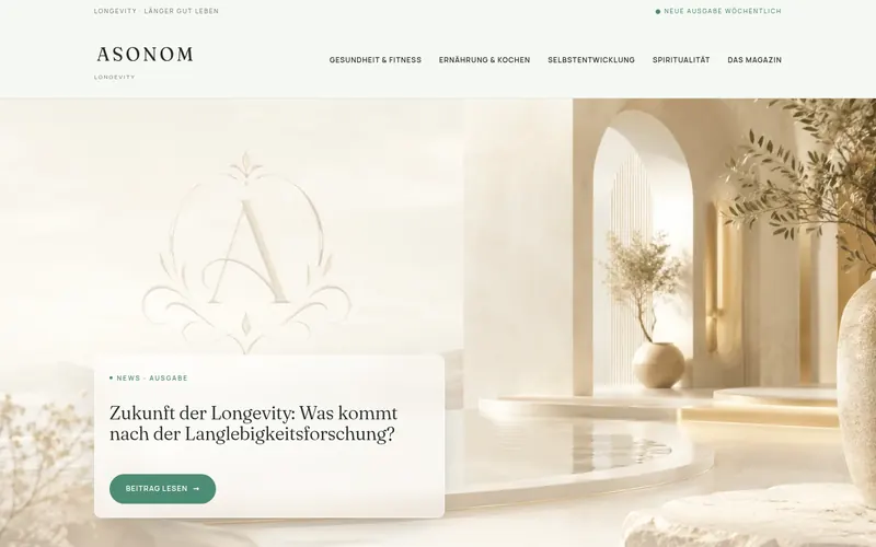 Startseite von ASONOM