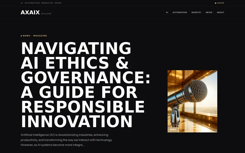 Startseite von axaix Magazine