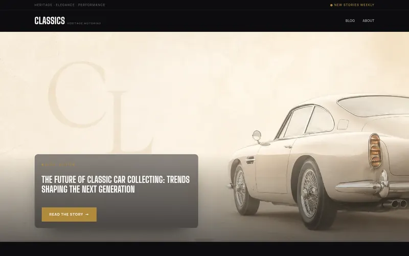 Startseite von Classics Lifestyle