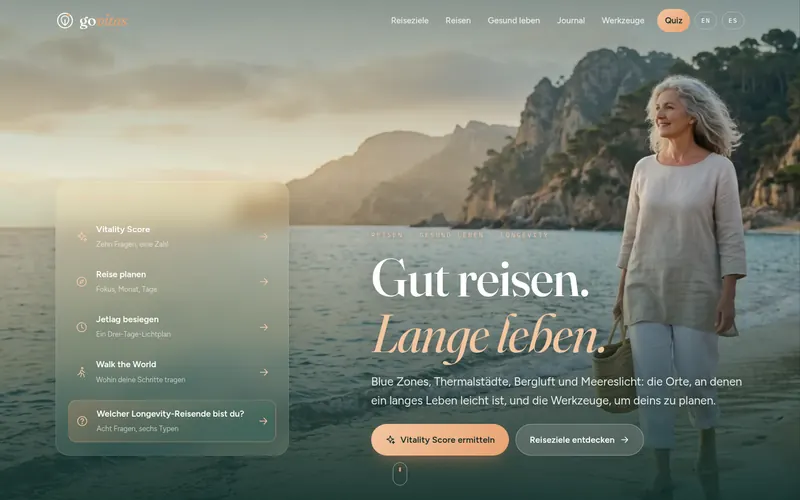 Startseite von govitas