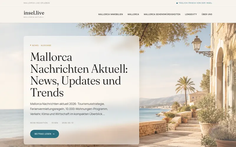 Startseite von insel.live