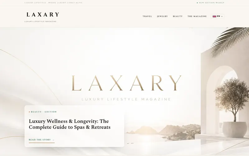 Startseite von Laxary