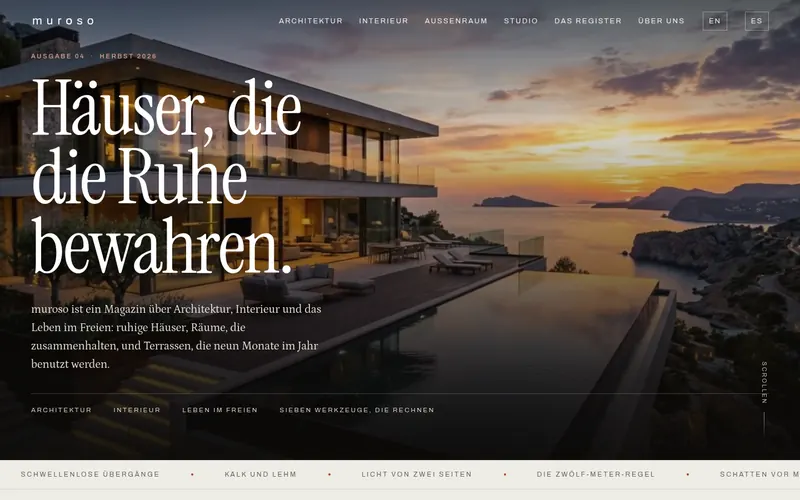 Startseite von muroso