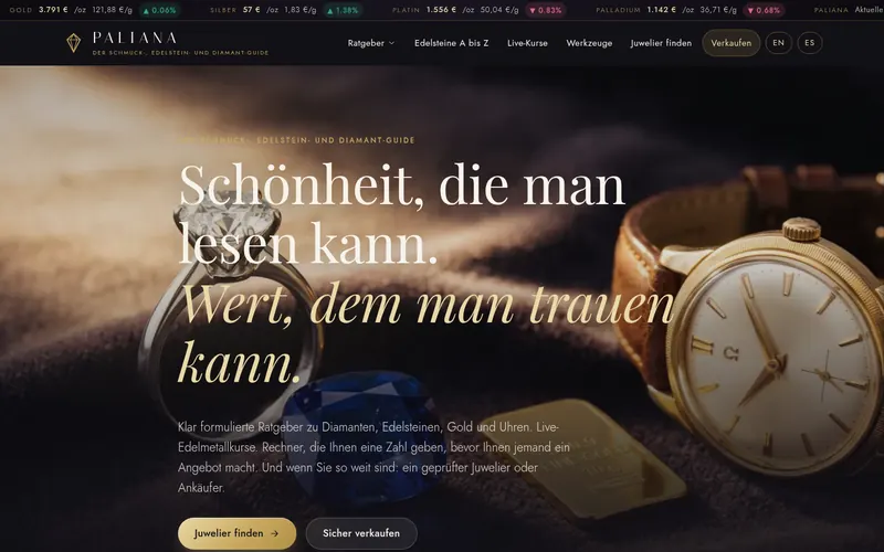 Startseite von Paliana